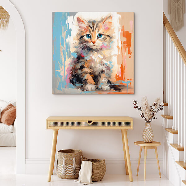 Cat with blue eyes