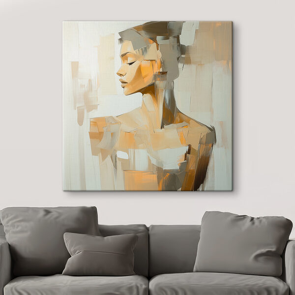 Woman's face with eyes closed Woman's face with eyes closed