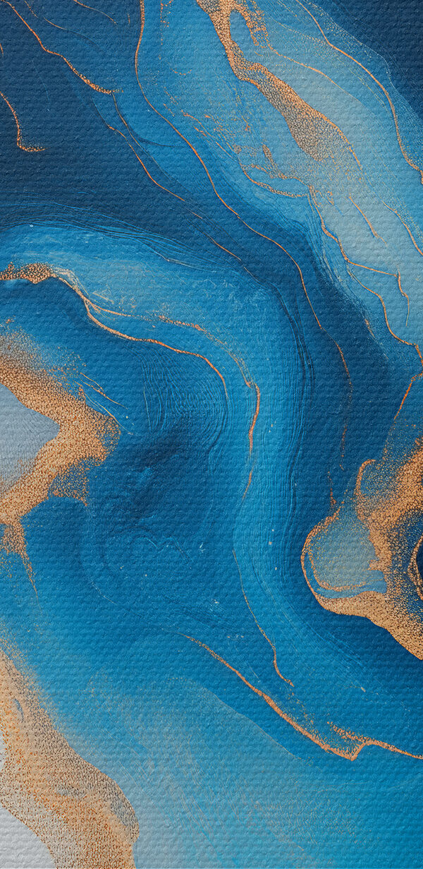 Azure currents in an abstract dance Azure currents in an abstract dance