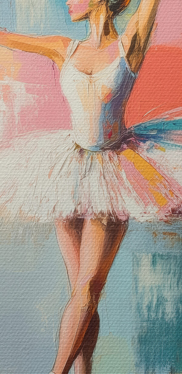 Woman in a tutu dancing Woman in a tutu dancing