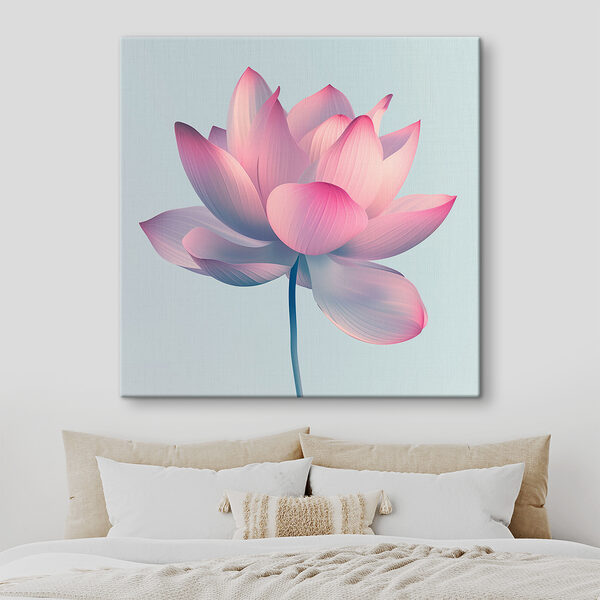 Quadri Quadri Fiore rosa e bianco (COD: s40770)