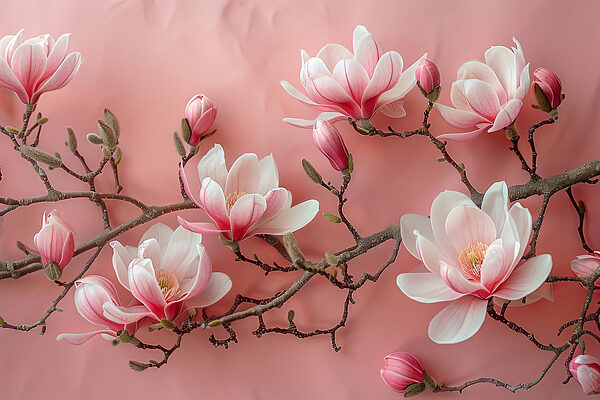 Branch with flowers on it Branch with flowers on it