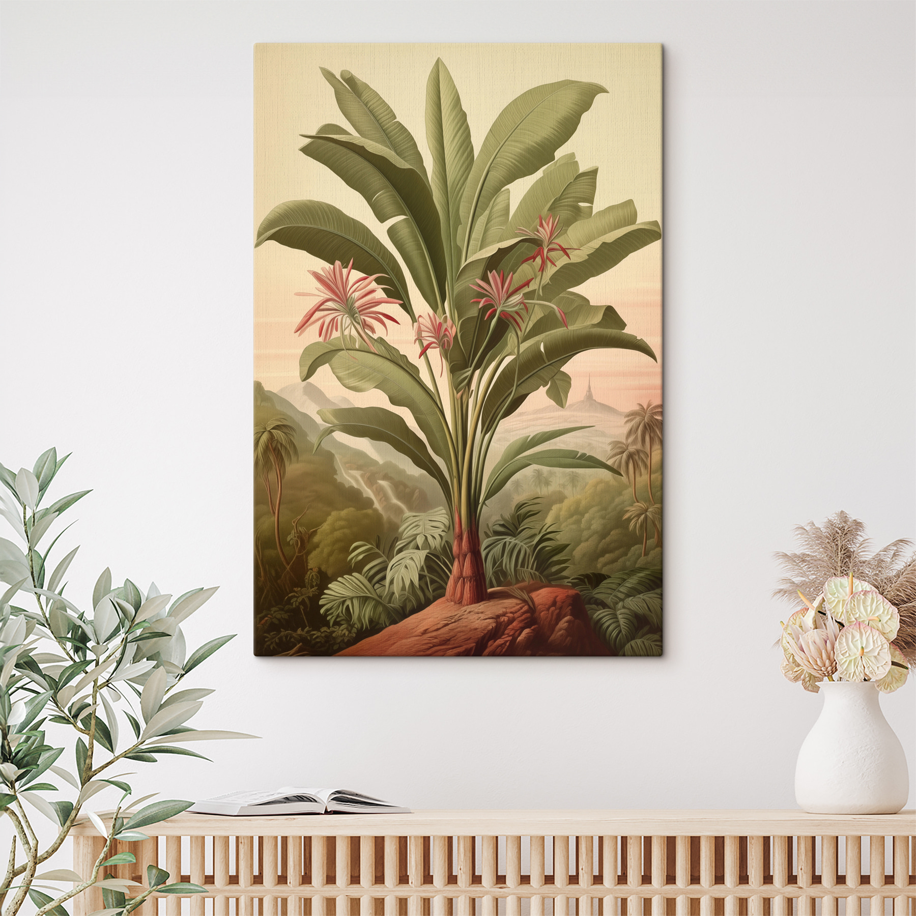 Large plant with flowers and leaves