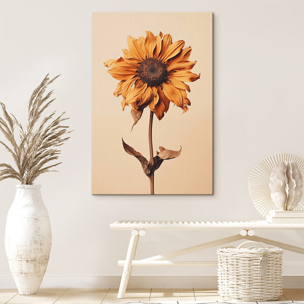 Quadri Girasole con il centro marrone (COD: s40882) Quadri Quadri Girasole con il centro marrone (COD: s40882)