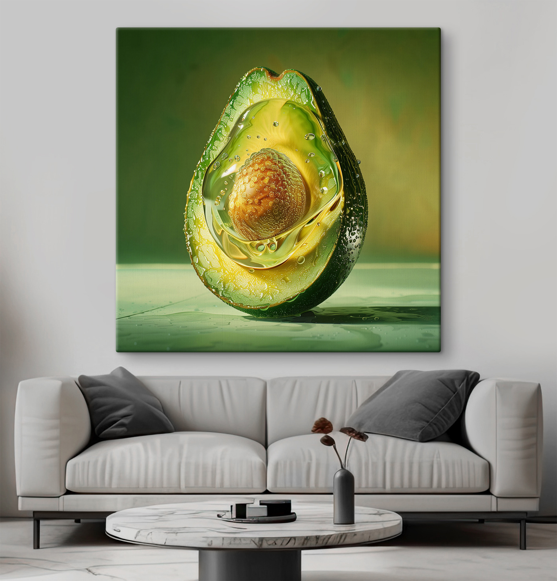 Avocado cut in half Avocado cut in half
