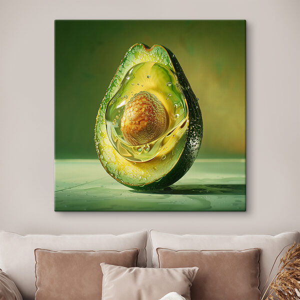 Avocado cut in half Avocado cut in half