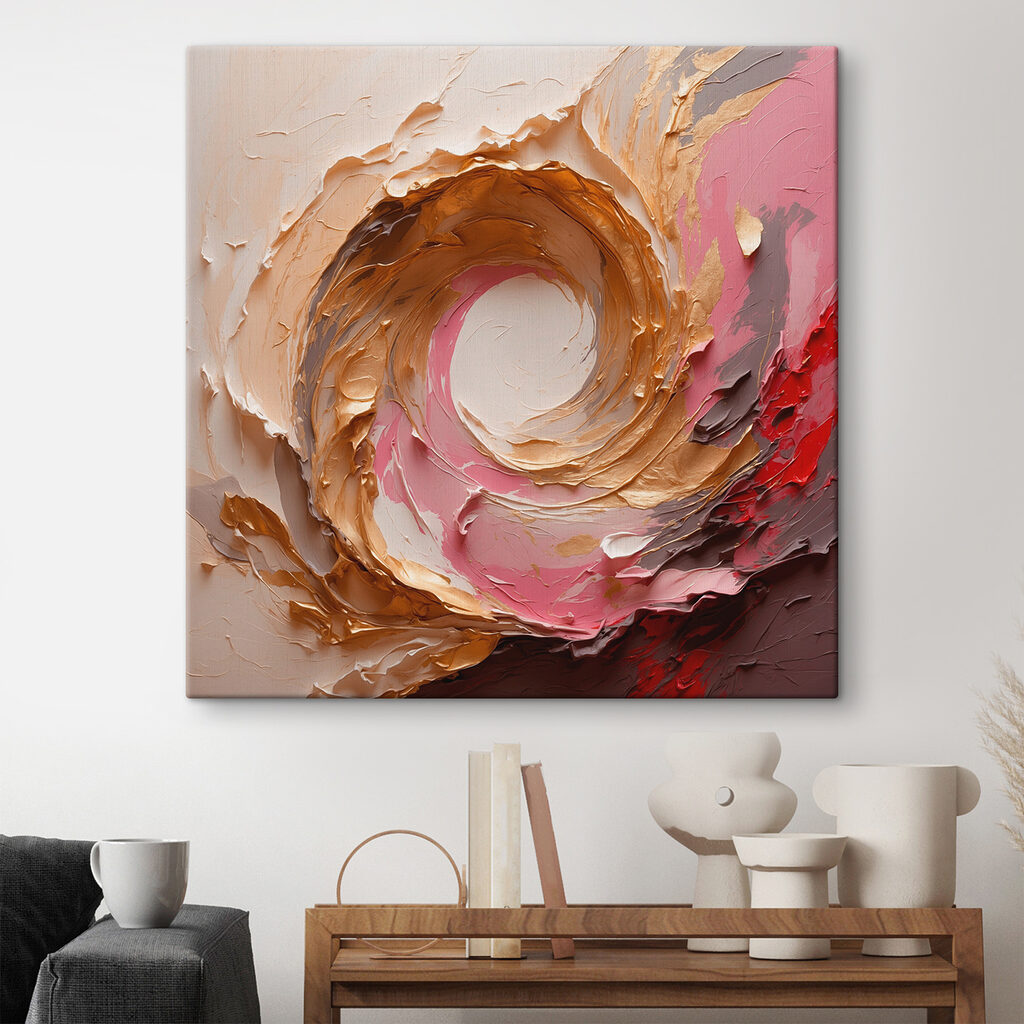 Swirl of paint on a wall Swirl of paint on a wall