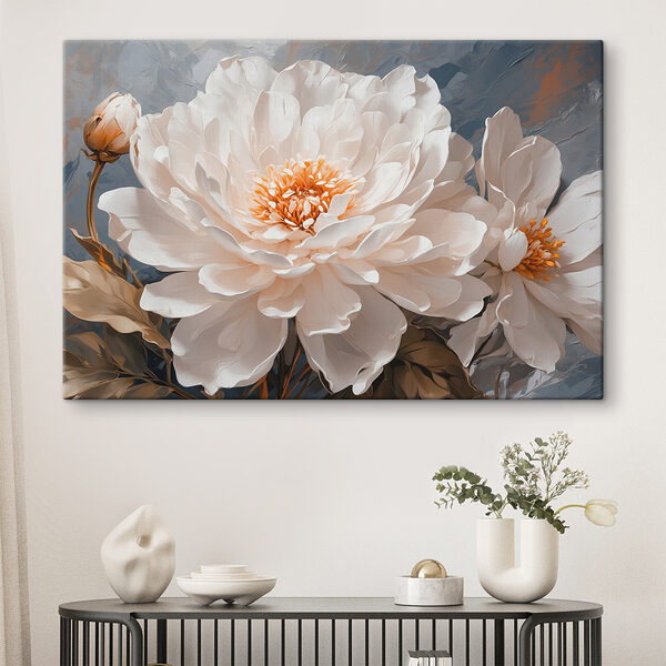 Quadri Primo piano di un fiore bianco (COD: s40868) Quadri Quadri Primo piano di un fiore bianco (COD: s40868)