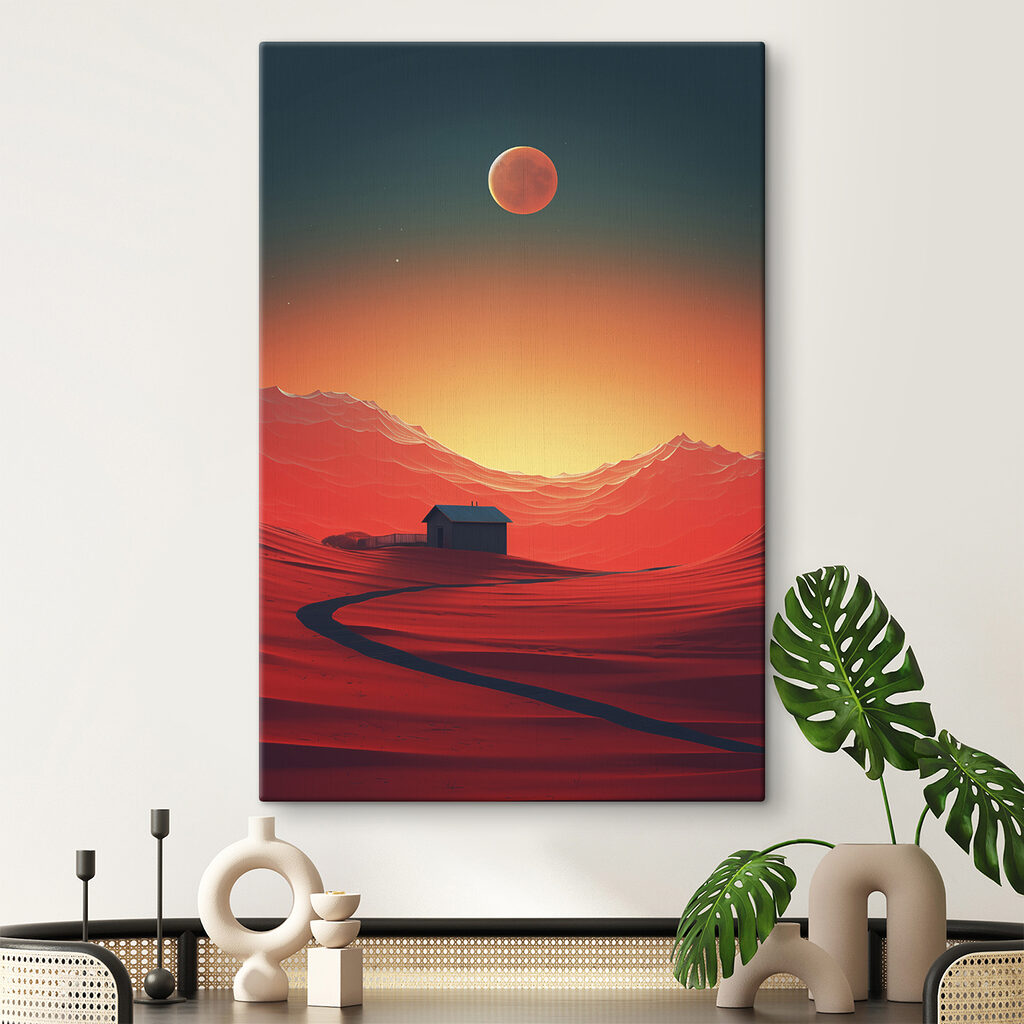 House in a desert House in a desert