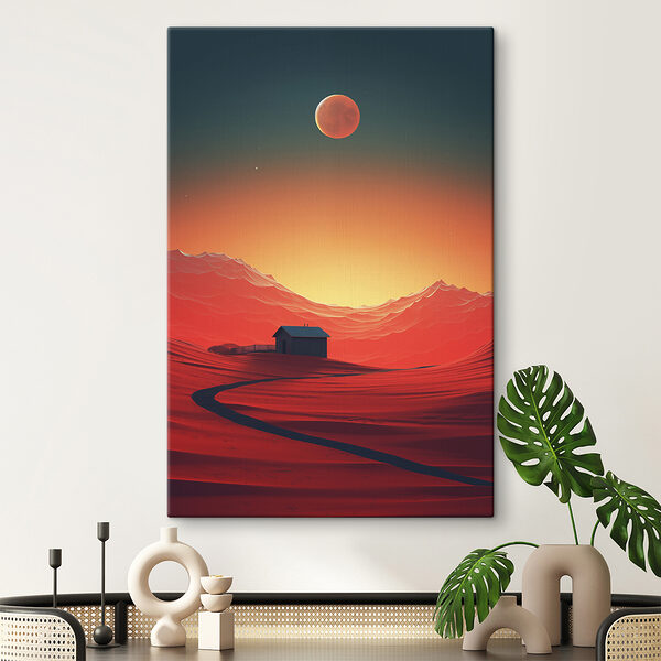 House in a desert House in a desert