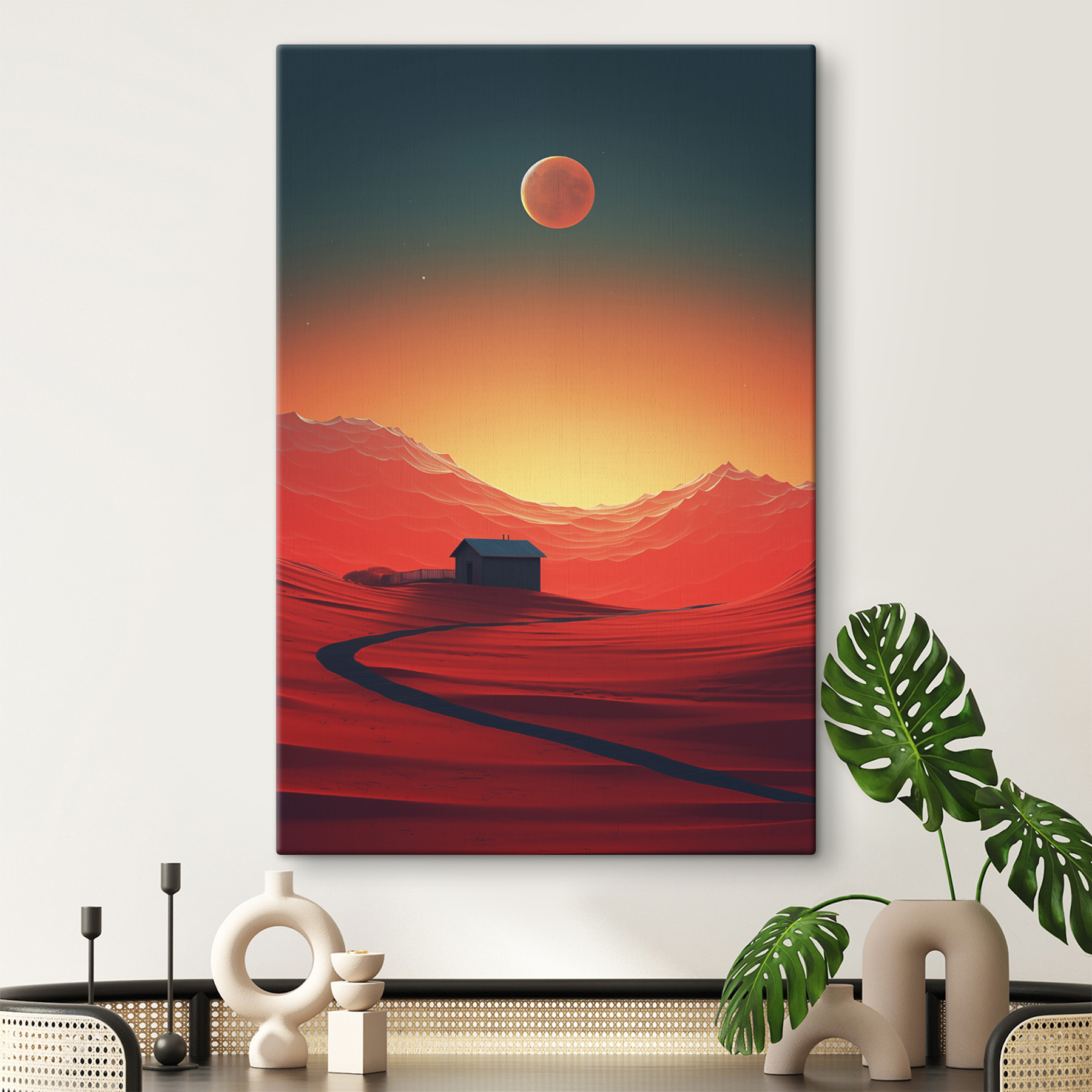House in a desert House in a desert
