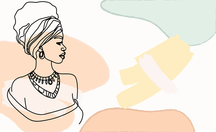 Donna con turbante