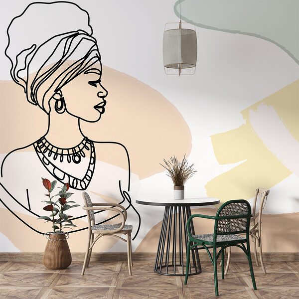 Donna con turbante Donna con turbante