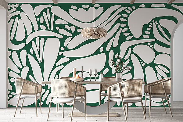 Motivo bianco e verde Motivo bianco e verde