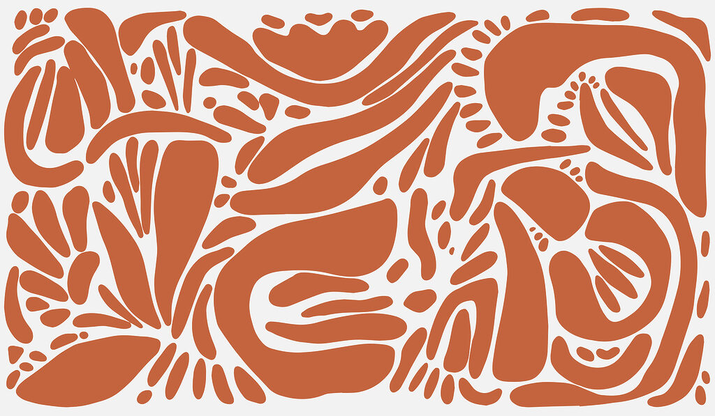 Brown and white pattern