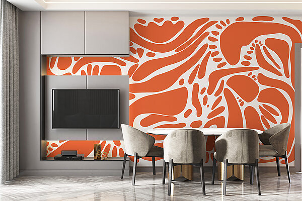 Brown and white pattern