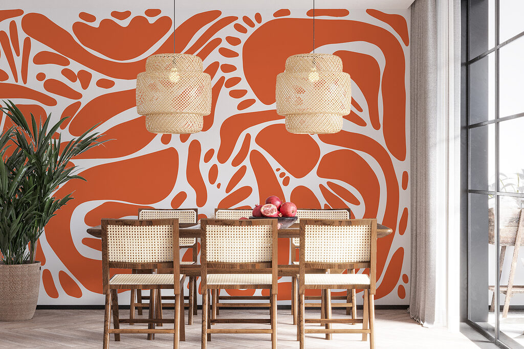 Brown and white pattern