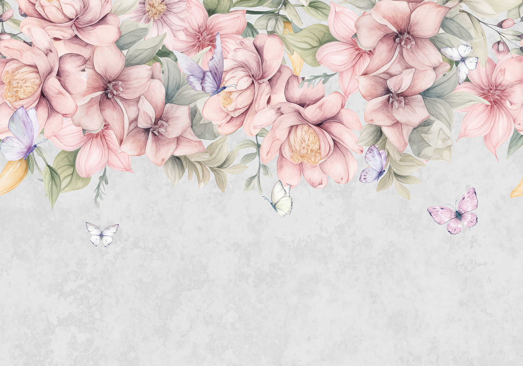 Close up of flowers and butterflies Close up of flowers and butterflies