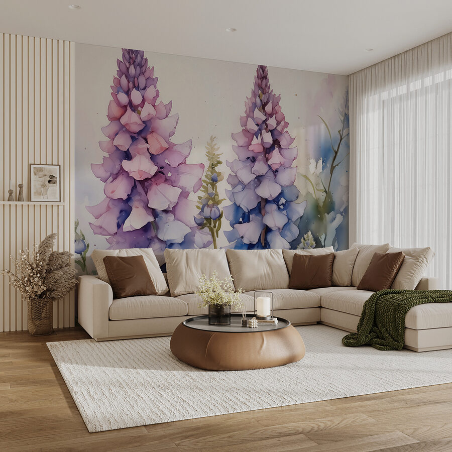 Pittura di fiori su sfondo bianco Pittura di fiori su sfondo bianco