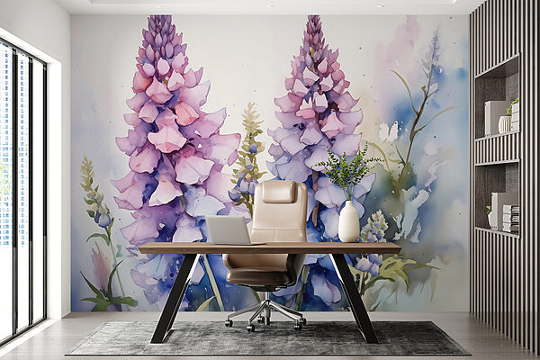 Pittura di fiori su sfondo bianco Pittura di fiori su sfondo bianco