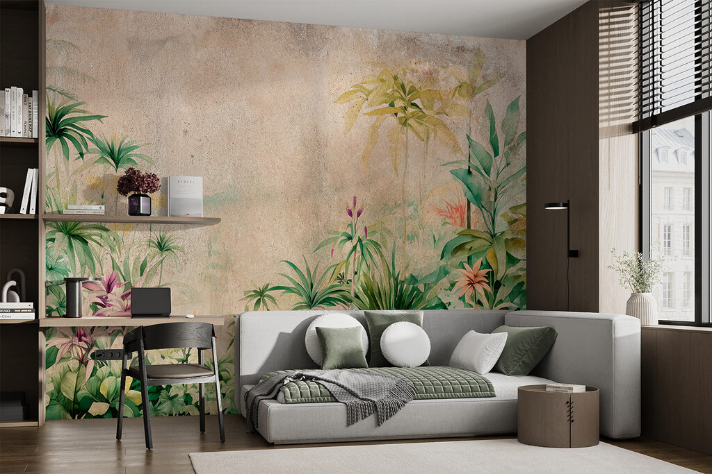 Painting of plants and flowers Painting of plants and flowers