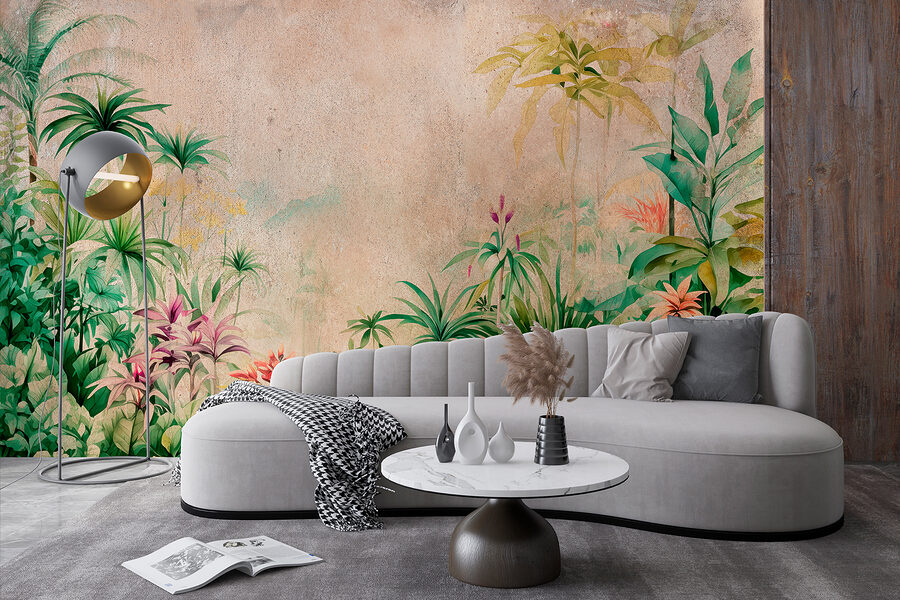 Pittura di piante e fiori