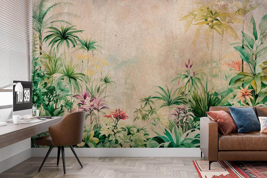 Pittura di piante e fiori