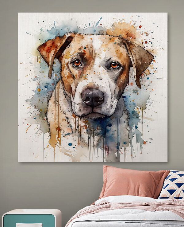 Painting of a dog