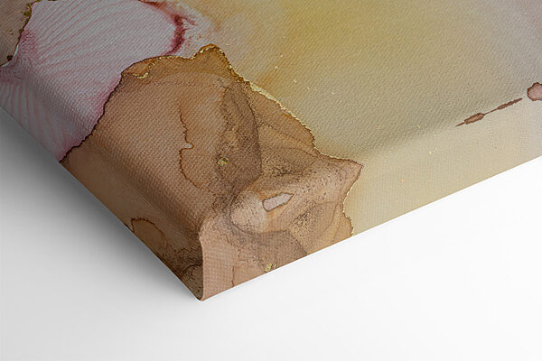 Close up of a painting