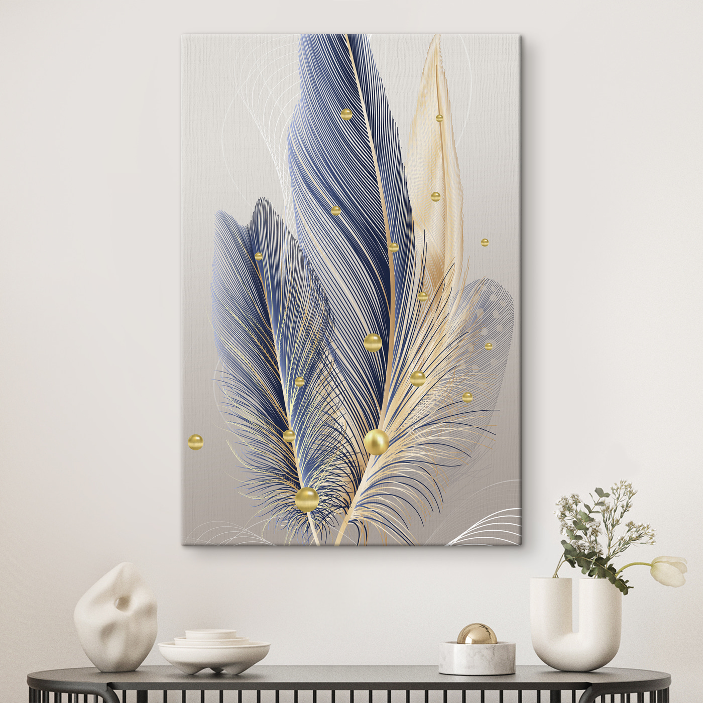 Close up of feathers