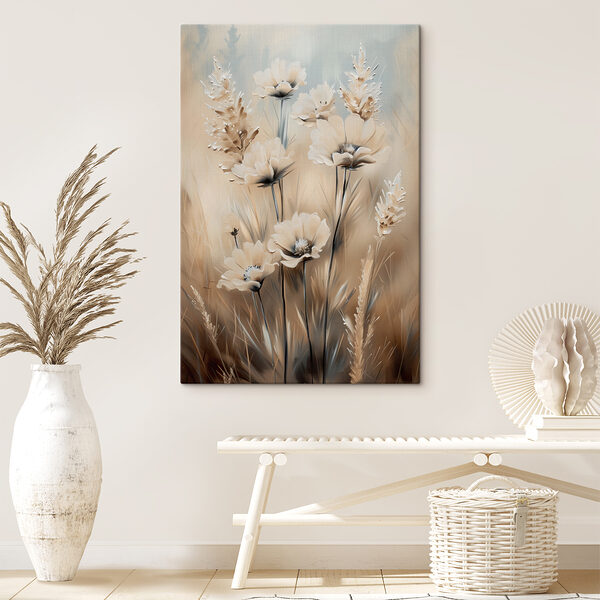 Quadri Dipinto di fiori ed erba (COD: s38720) Quadri Quadri Dipinto di fiori ed erba (COD: s38720)