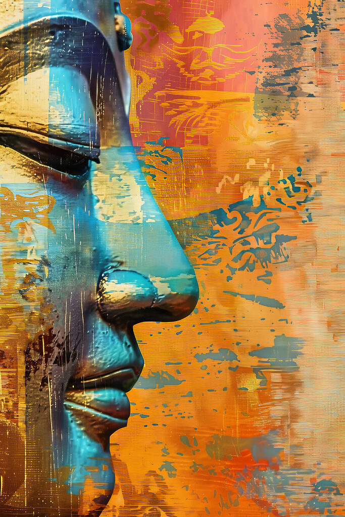 Close up of a face