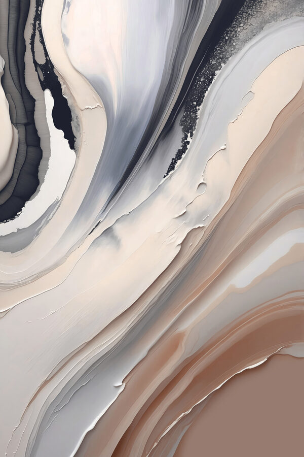 Close up of a painting