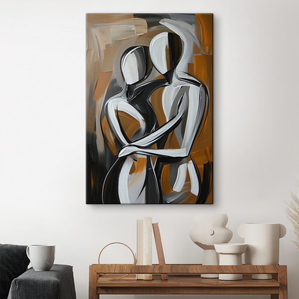 Painting of two people