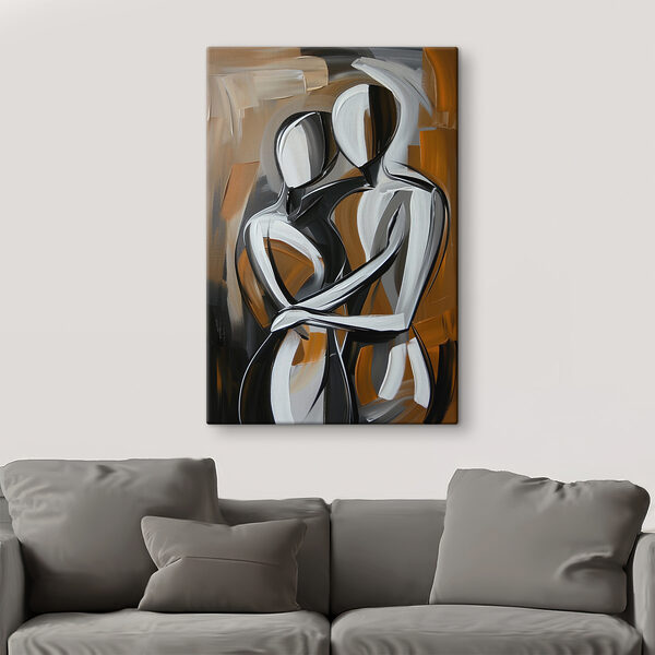 Painting of two people