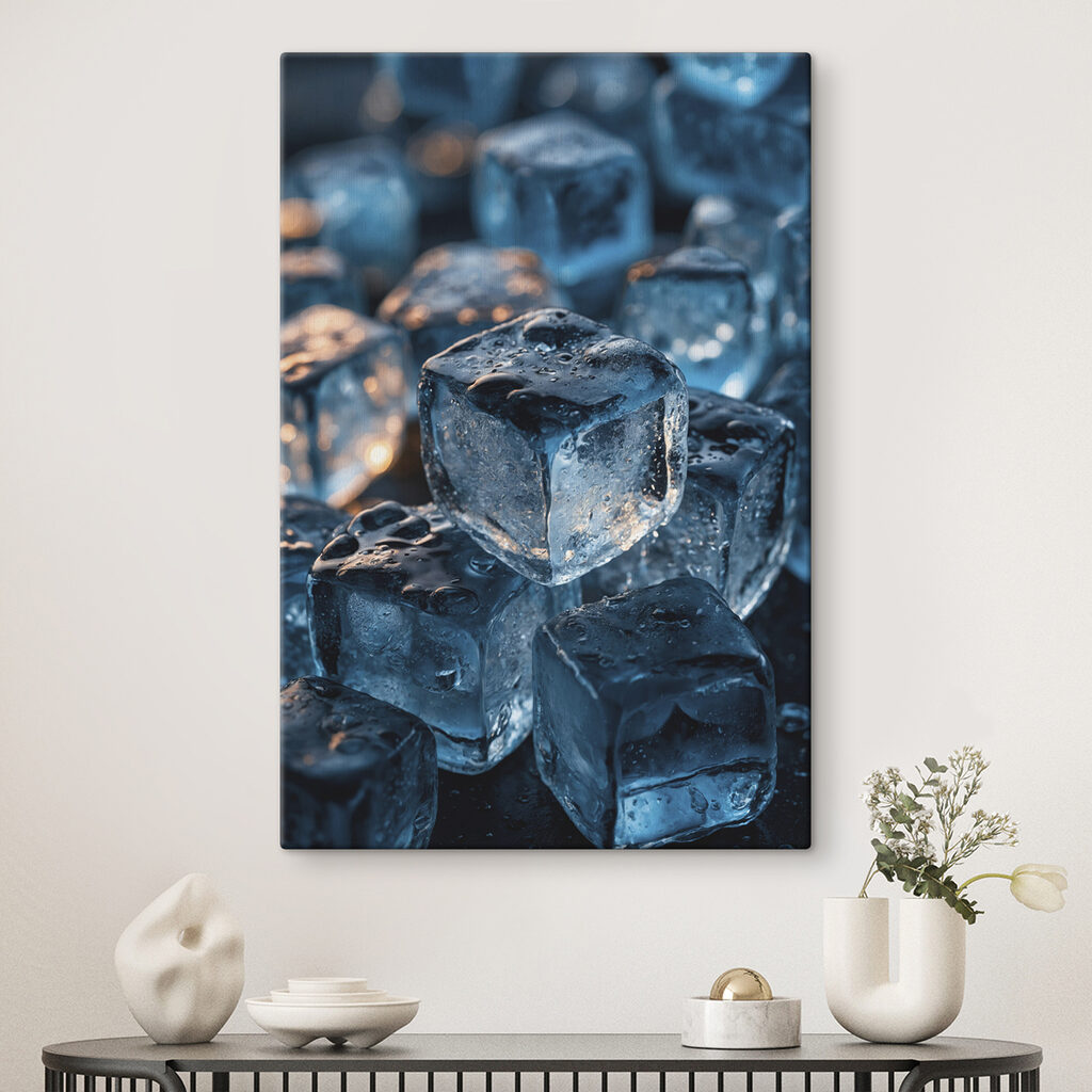 Group of ice cubes Group of ice cubes