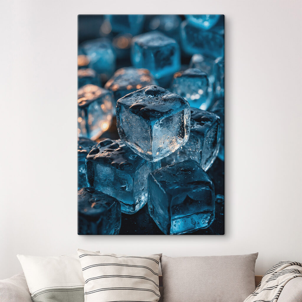 Group of ice cubes Group of ice cubes