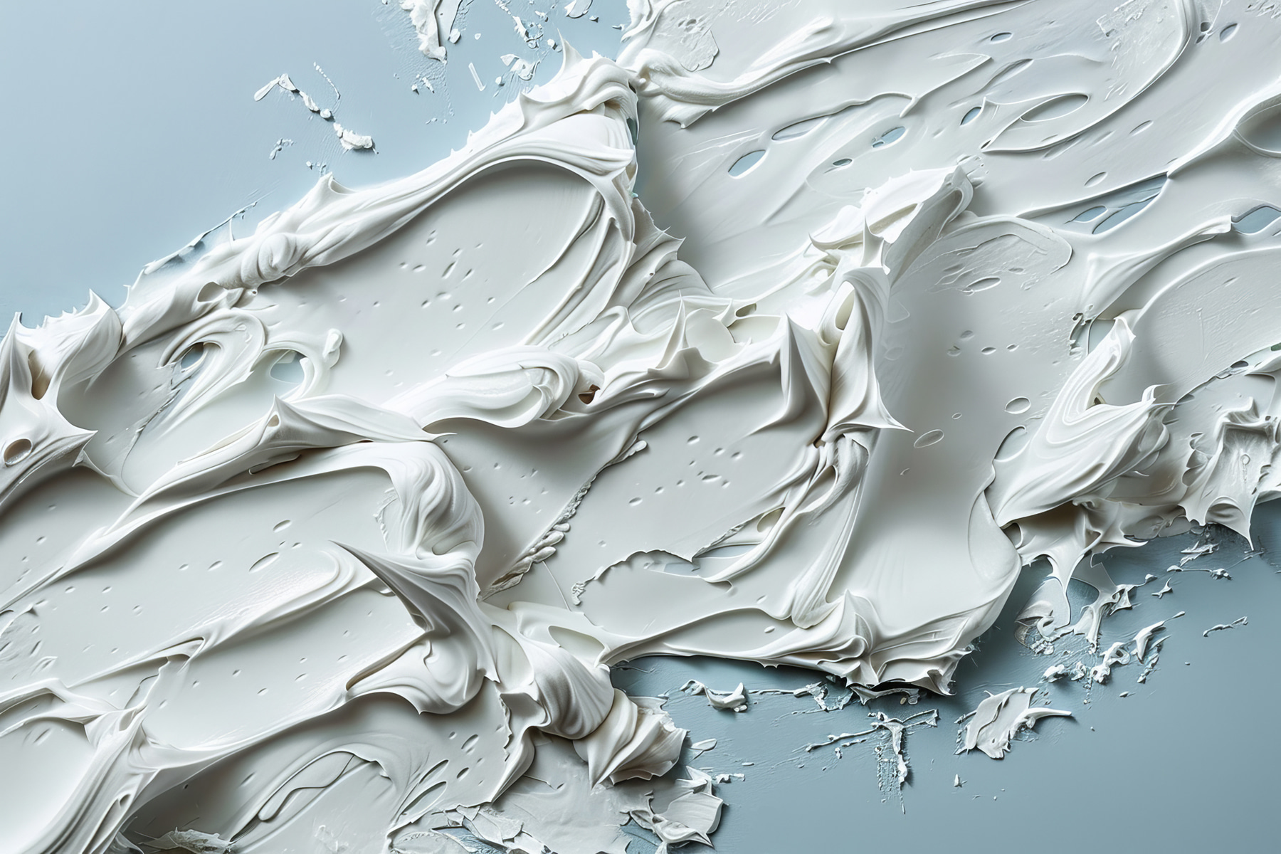 White paint on a surface White paint on a surface