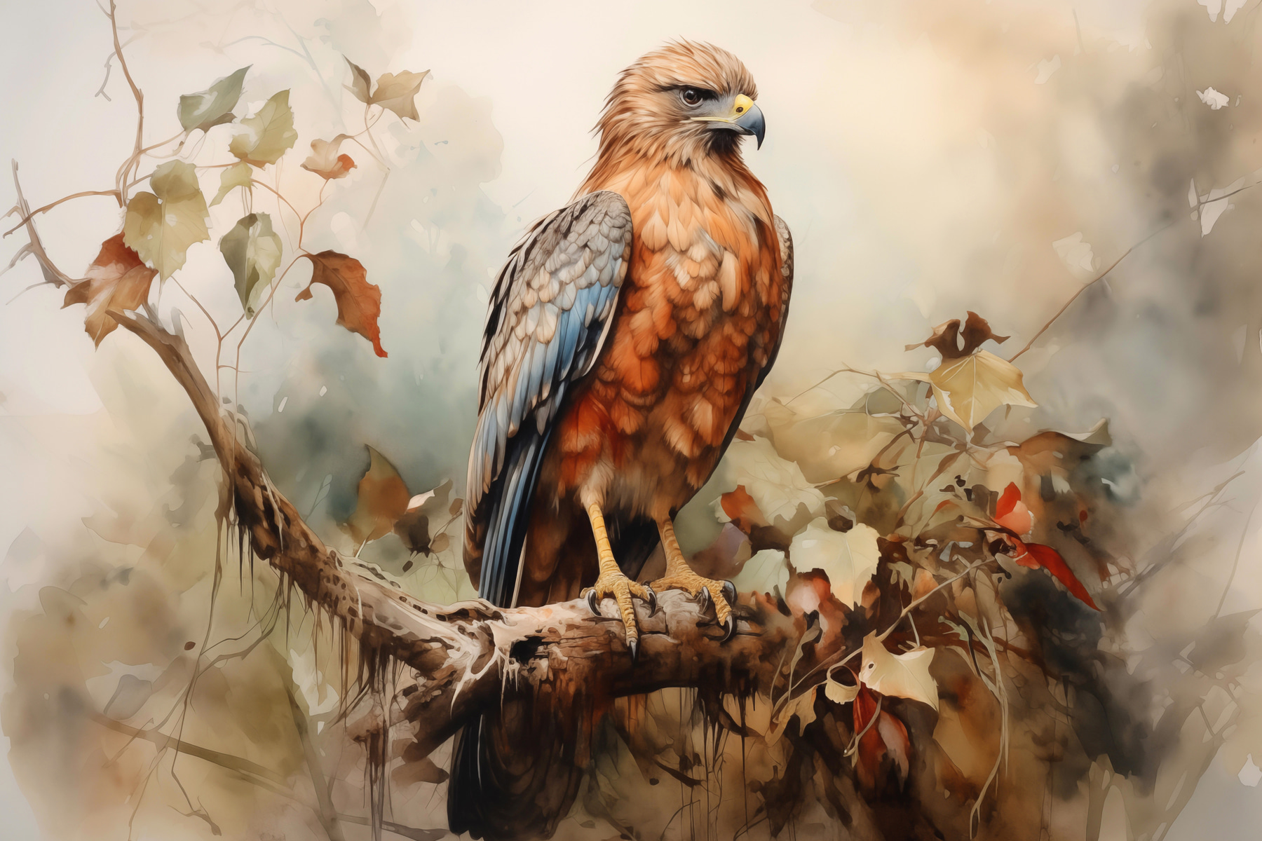 Bird sitting on a branch