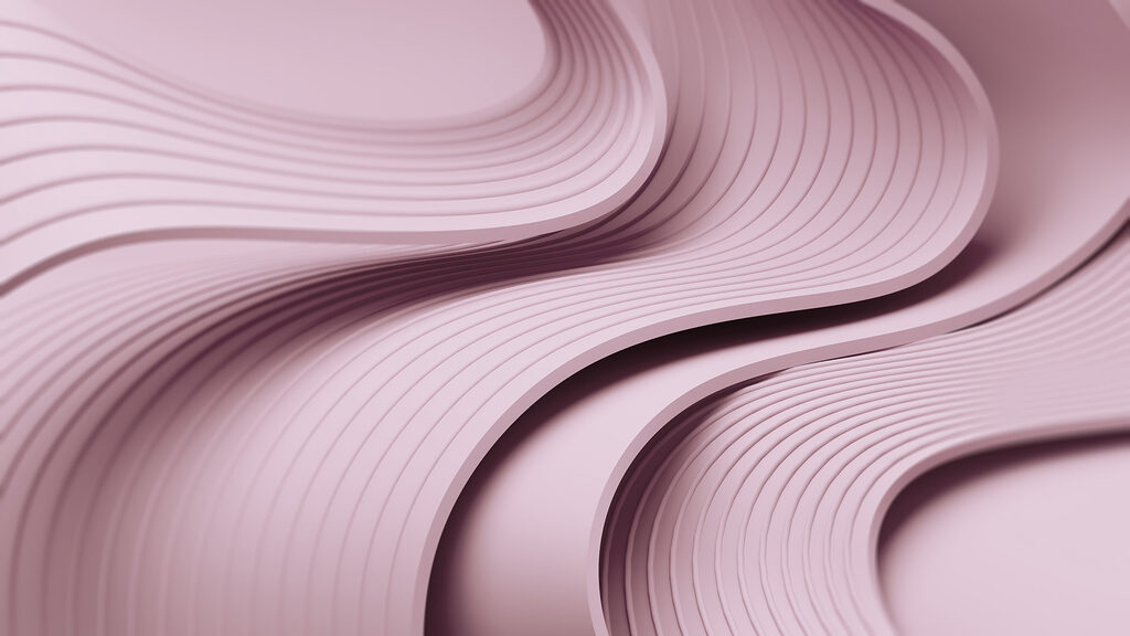 Linee ondulate bianche e rosa Linee ondulate bianche e rosa