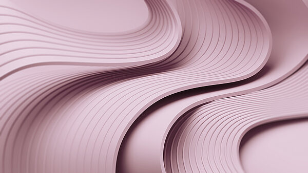 Linee ondulate bianche e rosa Linee ondulate bianche e rosa