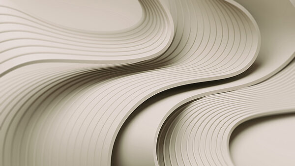 Linee ondulate bianche e grigie Linee ondulate bianche e grigie