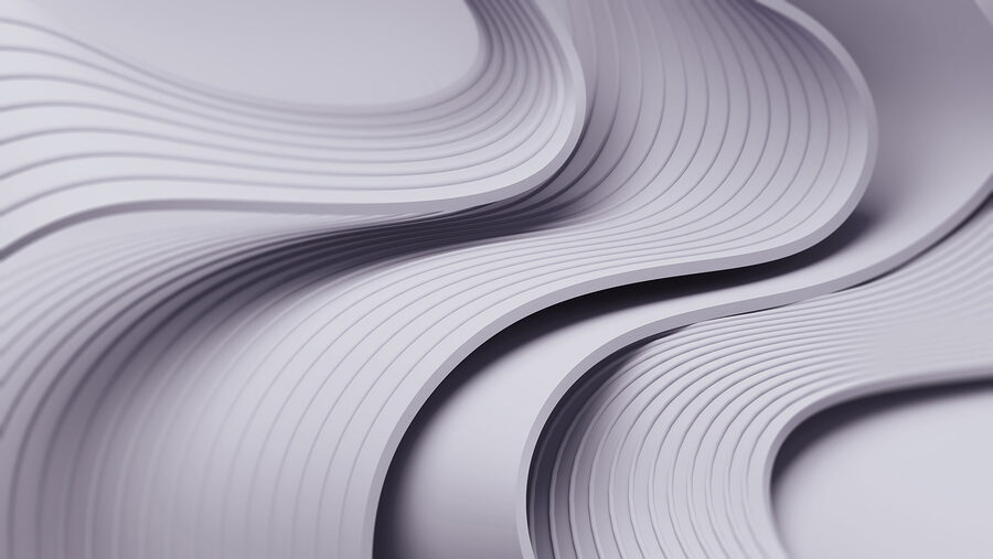 Linee ondulate bianche e grigie