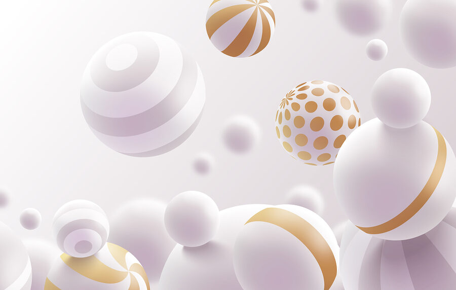 Sfere eleganti in pacifica armonia