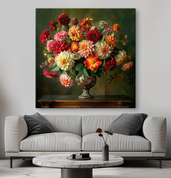 Quadri Vaso di fiori su un tavolo (COD: s41001) Quadri Quadri Vaso di fiori su un tavolo (COD: s41001)