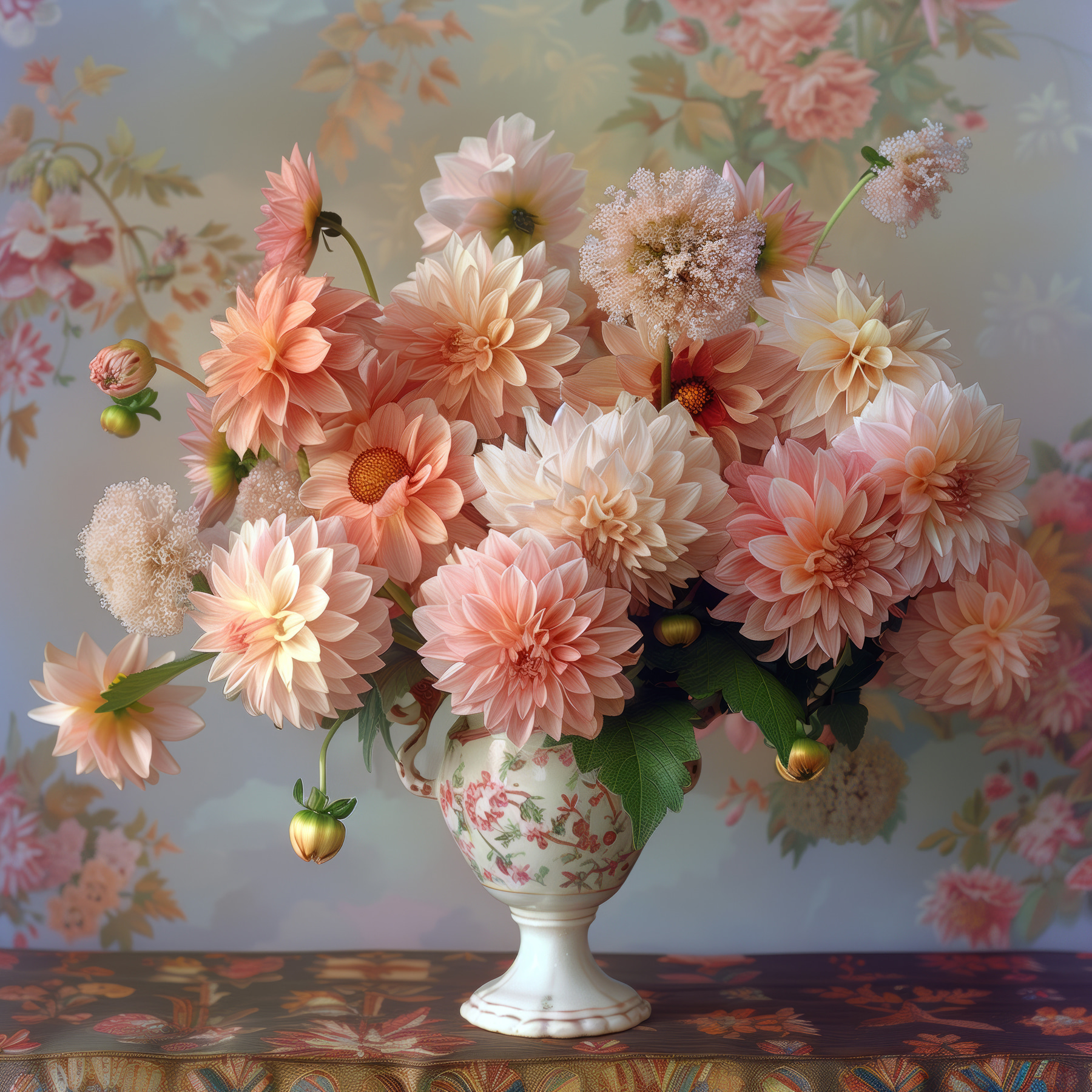 Vase with flowers in it
