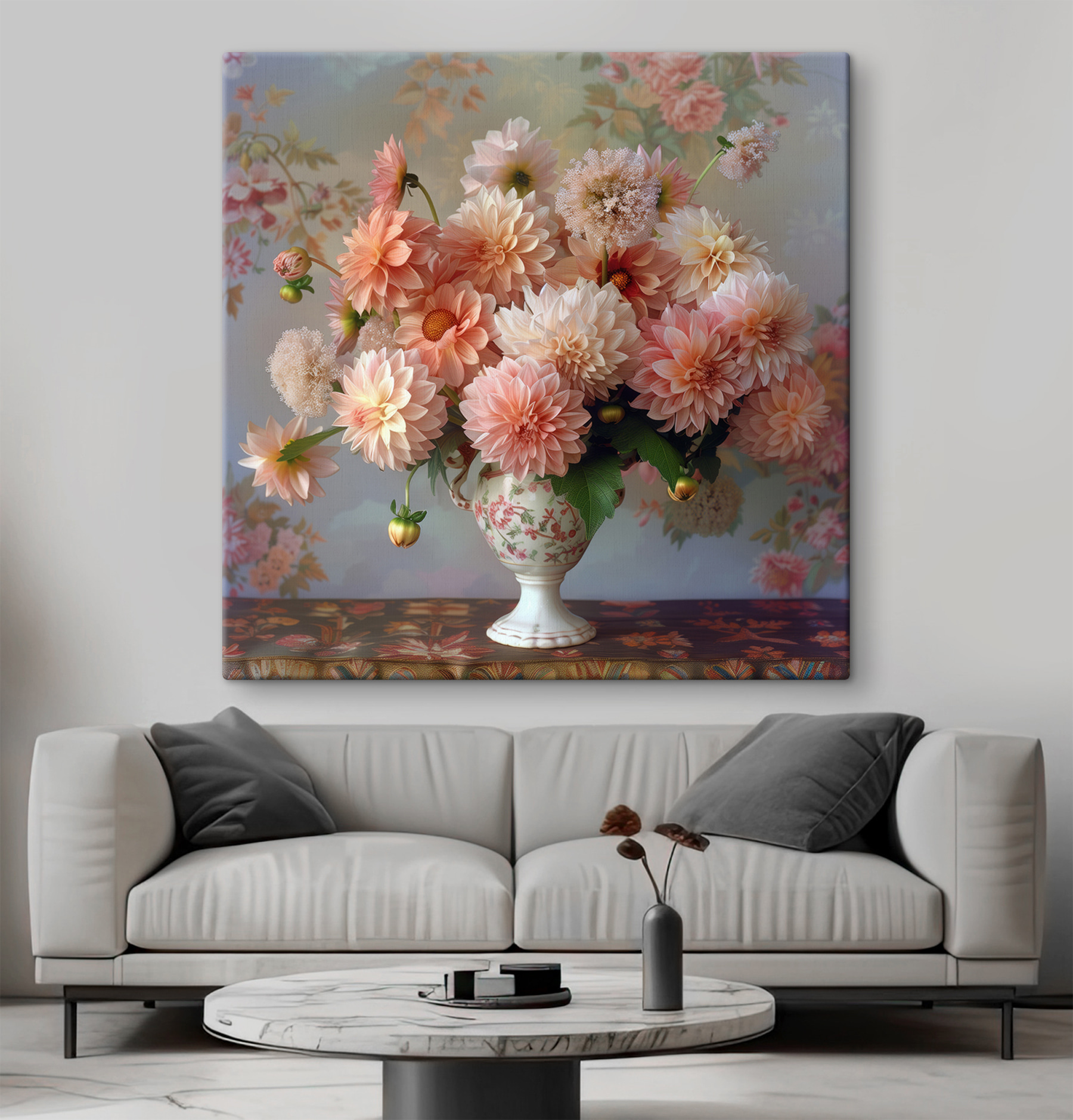 Vase with flowers in it