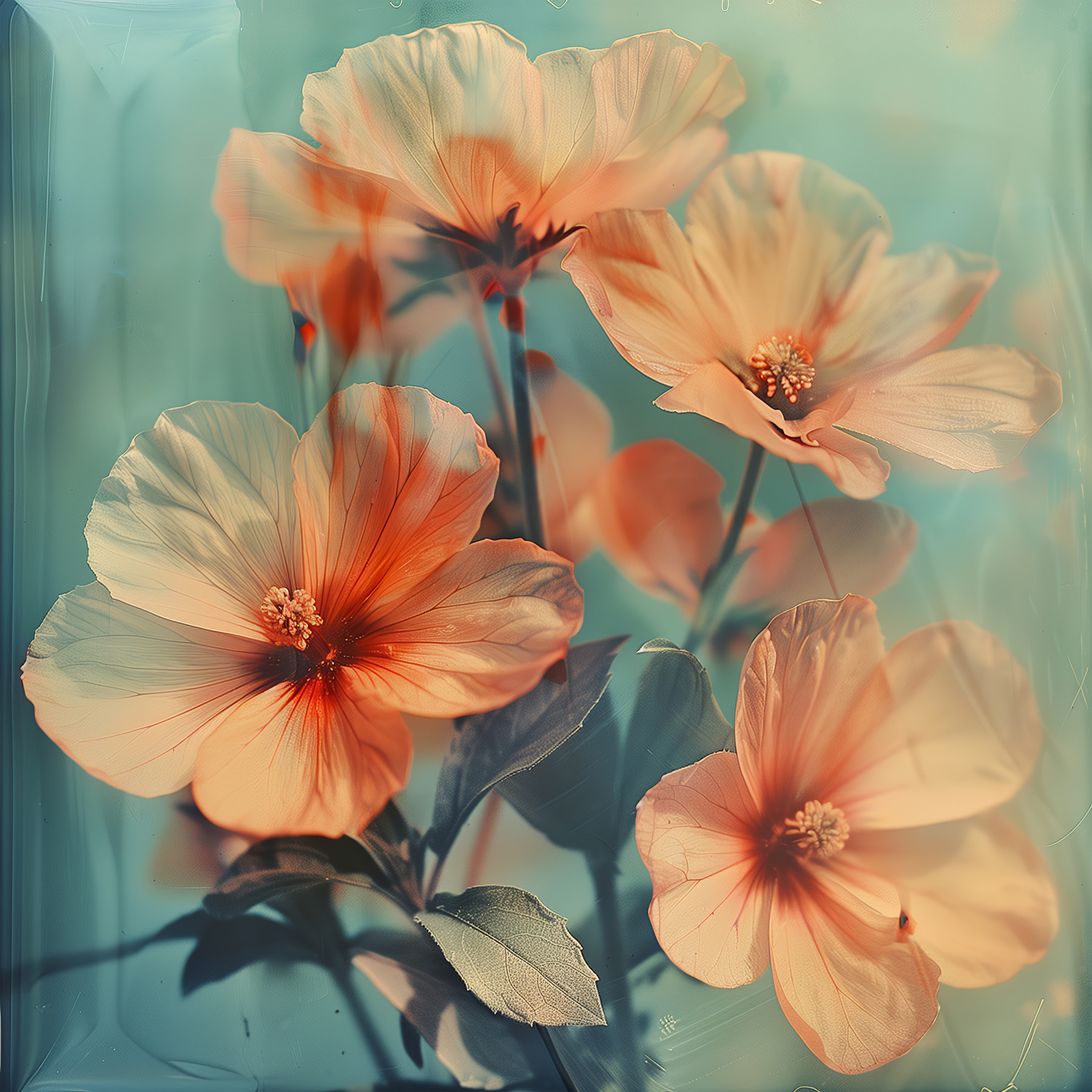 Group of flowers on a plant
