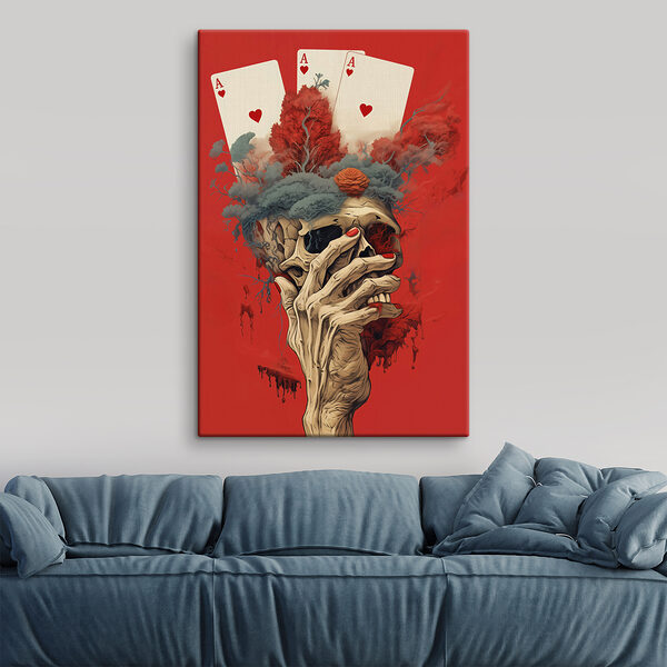 Quadri Teschio con una mano che ne copre il volto (COD: s41147) Quadri Quadri Teschio con una mano che ne copre il volto (COD: s41147)