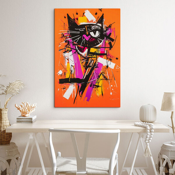 Painting of a cat Painting of a cat